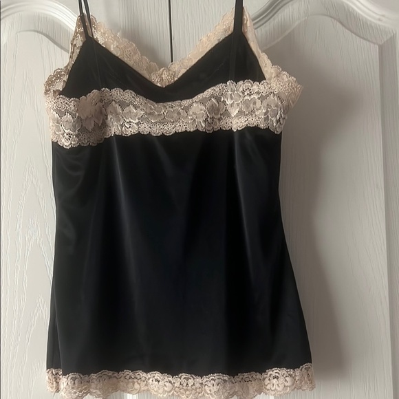 Worthington Black and Cream Lace Cami Top - Picture 4 of 7